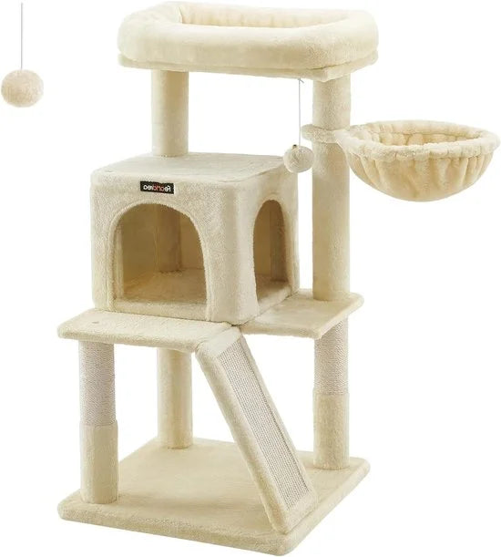 Krabpaal met groot platform - Beige - FEANDREA - PCT51M - Kopen online Krabpaal