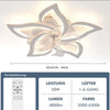 5 blads Lotus Ventilator Lamp - Plafondventilator - Afstandsbediening - Dimmer - 3 Standen Ventilator 69cm