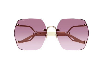 Gucci GG1562S women Gold Oversize Sunglasses