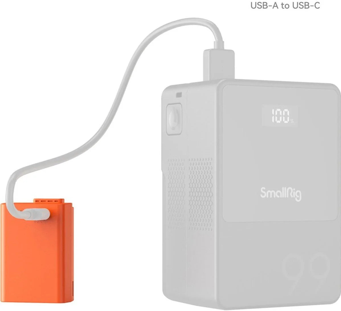 SmallRig 4967 EN EL25 USB C Rechargeable Camera Battery (Ora