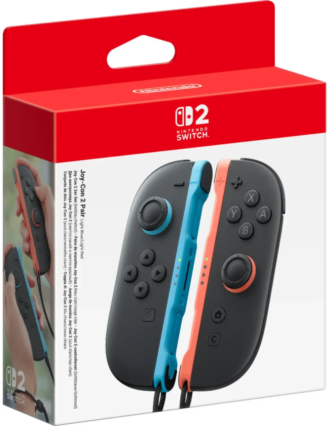 Joy-Con Controller Pair Blue/Red - Nintendo Switch 2 Afbeelding kan afwijken  Joy-Con Controller Pair Blue/Red - Nintendo Switch 2