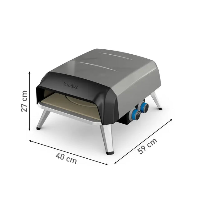 Tefal Pizza Pronto JM4120 pizza oven op gas + pizzaschep
