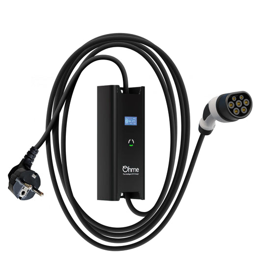 Ohme Go 16A thuislader Shuko EU naar type 2