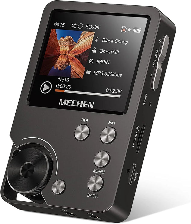 MECHEN M30 Hi Res MP3-speler, DSD FLAC DAC CUE verliesvrije hoge-resolutie audiospeler, HiFi digitale geluid, draagbare DAP