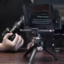 Pronstoor Telefoon En Dslr Opname Mini Teleprompter