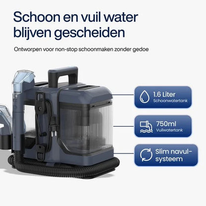 Samako Tapijtreiniger V2 – Draagbare Vlekkenreiniger – Bankreiniger – Meubelreiniger – Zetelreiniger – Matrasreiniger – Reinigingsmachine