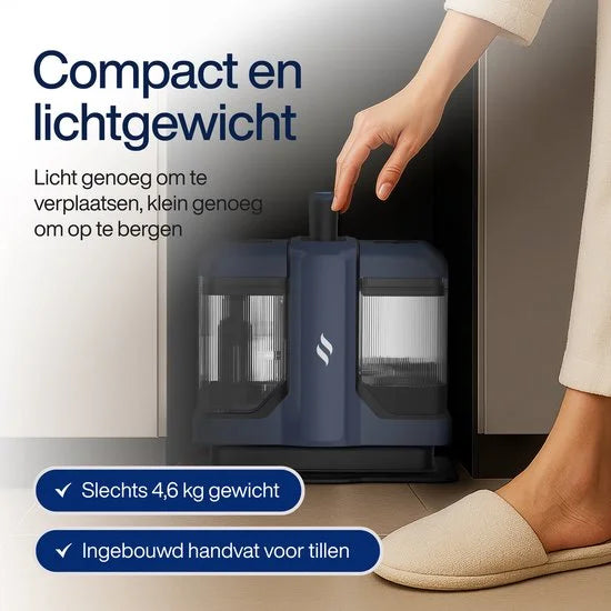 Samako Tapijtreiniger V2 – Draagbare Vlekkenreiniger – Bankreiniger – Meubelreiniger – Zetelreiniger – Matrasreiniger – Reinigingsmachine