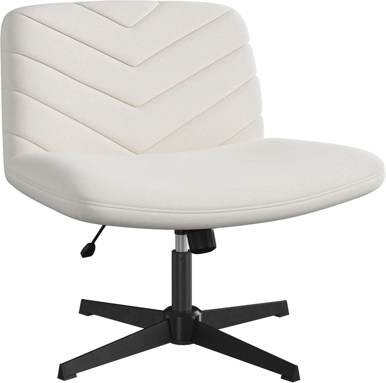 Bureaustoel in hoogte verstelbaar beige 65 x 66 x 80 cm