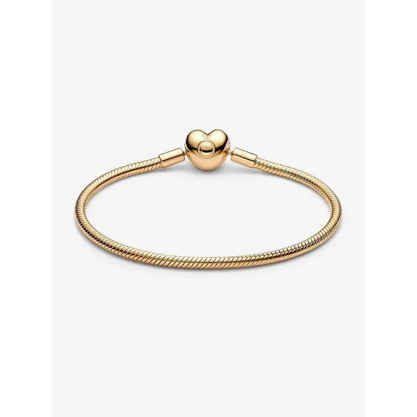 PANDORA ARMBAND GOLDPLATED HARTSLUITING 17CM 563050C00-17