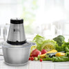 KitchenBrothers Hakmolen - 300W - 1,8 L - RVS Kom - Food Chopper - Hakmolen Elektrisch - 2 Snelheden - RVS