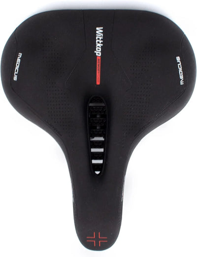 Wittkop Medicus Airflow fietszadel voor tochten en stad met traagschuim zwart Eén maat