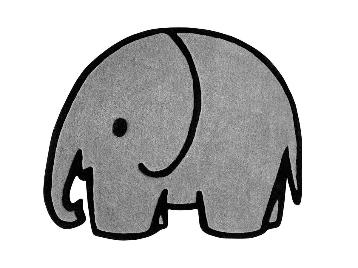 elephant rug Vloerkleden Maison Deux x Nijntje 100 x 82 cm