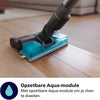 Philips Steelstofzuiger met Dweilfunctie XC7055/01 Aqua - Draadloos en Zonder Zak - Zuigmond met LED Verlichting