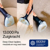 Samako Tapijtreiniger PRO 1800W - Stoomreiniger en vlekkenreiniger - 8 Opzetstukken - 100° Stoom - Bankreiniger - Meubelreiniger