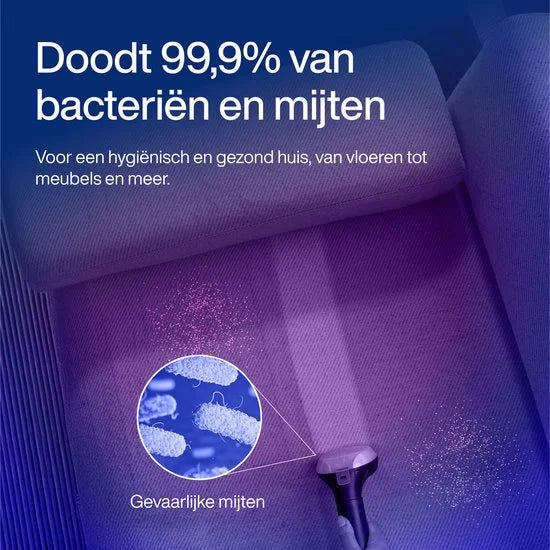 Samako Tapijtreiniger PRO 1800W - Stoomreiniger en vlekkenreiniger - 8 Opzetstukken - 100° Stoom - Bankreiniger - Meubelreiniger