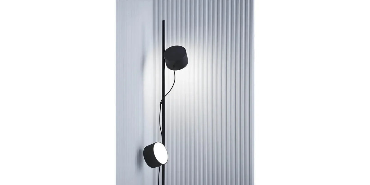 Vloerlamp - Post - Zwart