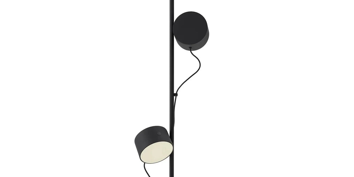 Vloerlamp - Post - Zwart