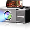 Smart Beamer - Projector - met Autofocus, 6D Keystone, 900 ANSI Lumen, Native 1080P Full HD, 30W Speaker, WiFi 6 & Bluetooth Projector - Zwart