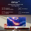 Smart Beamer - Projector - met Autofocus, 6D Keystone, 900 ANSI Lumen, Native 1080P Full HD, 30W Speaker, WiFi 6 & Bluetooth Projector - Zwart