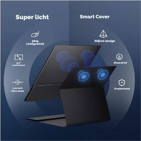 15.6 Inch Draagbare Monitor - Full HD 1920x1080 - IPS Scherm - HDR