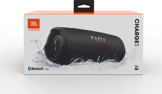 Charge 5 Bluetooth luidspreker Outdoor, Stofdicht, Waterafstotend Zwart