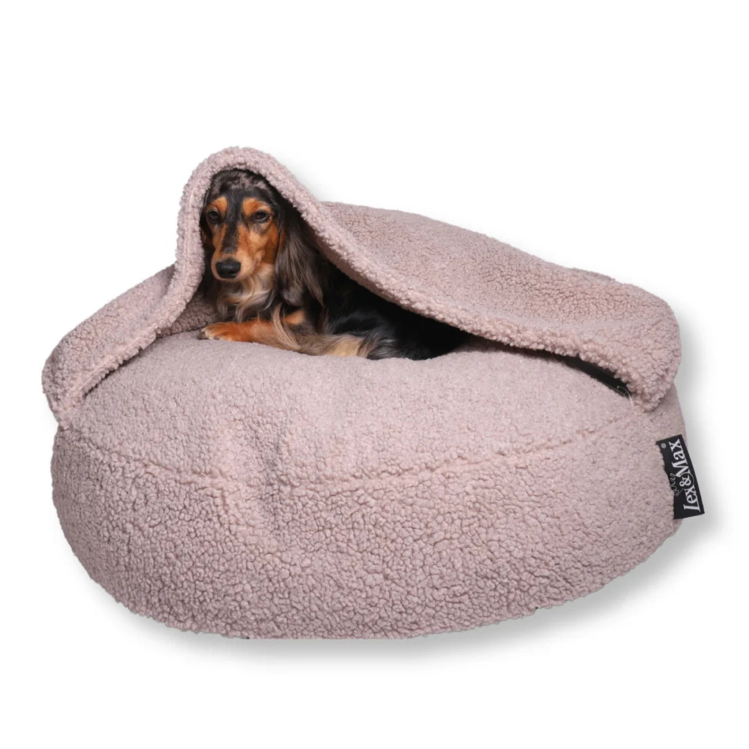 Hondenmand Teckel Hoodie Sand 65 cm