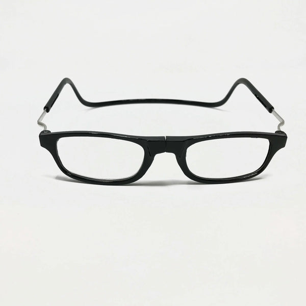 MENS Magnetic Hanging Spectacles Reading Glasses PD62-64 Black +1.5