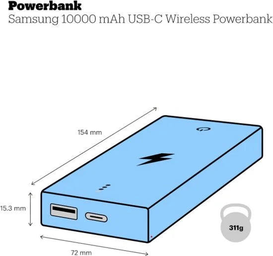 25W Wireless Battery Pack