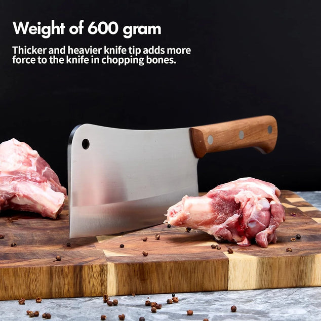 Heavy Duty Heft Cleaver slagersmes voor het hakken van botten Stevig keukenmes