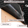 CANOPUS Car Sound Deadening Mat  80 mil 5 sqft  Pack of 5 Sheets  Butyl Sound Deadener Mat  Audio Car Sound Dampening Material for Car Trunk  Door  Floor and Ceiling  Black