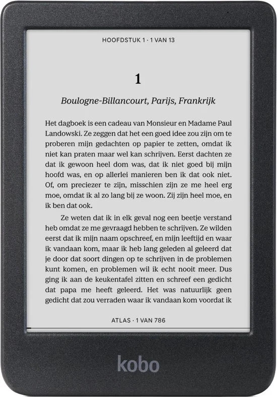 Kobo Clara BW - E-reader - 6 inch - 16GB - Luisterboeken - Zwart