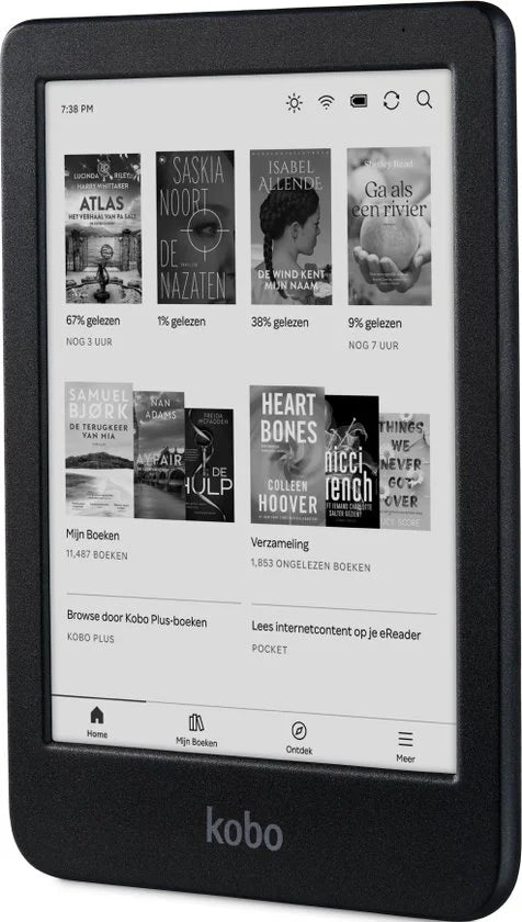 Kobo Clara BW - E-reader - 6 inch - 16GB - Luisterboeken - Zwart