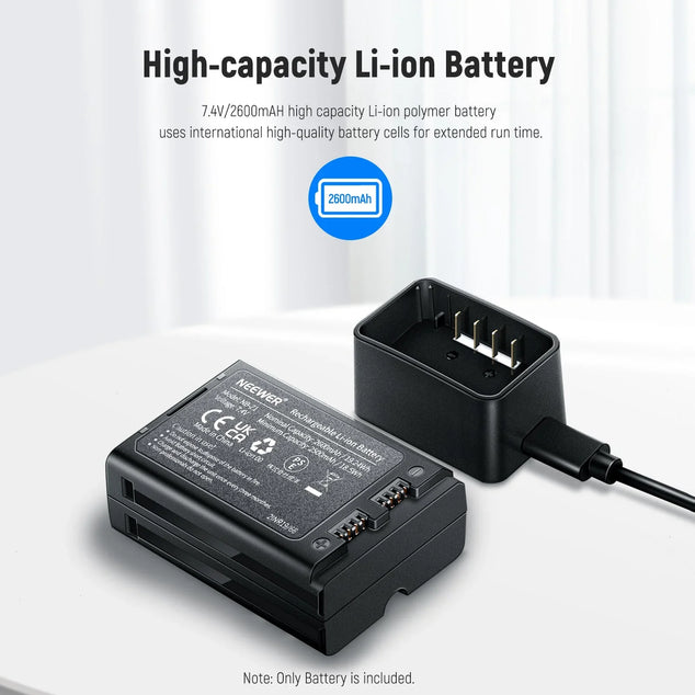 NB-Z1 7.4V/2600mAH Replacement Lithium Battery for Flash Speedlite