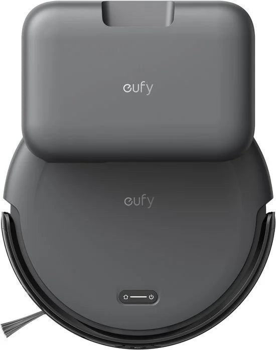 eufy Auto-Empty C10 robotstofzuiger, slanke behuizing van 7,2 cm, tapijtreiniger, edge expansion borstel, automatisch legen, point laser en multi-infrarood navigatie