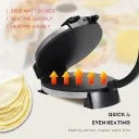 KJ-507 1100 W Roti Maker, tortillapers, 32 cm