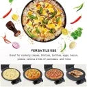 KJ-507 1100 W Roti Maker, tortillapers, 32 cm