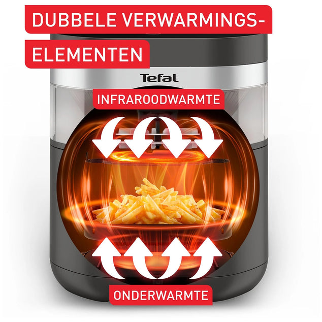 EY8328E0 7L airfryer met infraroodtechnologie