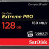 Extreme PRO CompactFlash-Geheugenkaart 128 GB (Overdrachtssnelheden Tot 160 MB/s Lezen En 150 MB/s Schrijven, VPG-65, RescuePRO Deluxe) Zwart