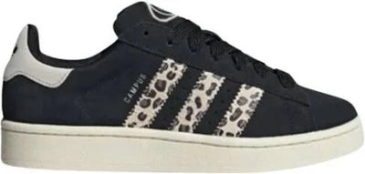 Originals Leopard Print Campus Sneakers Black