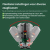 Decoupeerzaag 800W - Met Lasergeleider, LED-licht en Stofafzuiging - Inclusief Koffer en 2 Zaagbladen - Elektrische Zaagmachines - Gereedschap