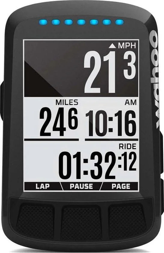 ELEMNT BOLT Stealth Fietscomputer - aerodynamisch GPS - zwart