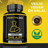 Pure Shilajit - 600 mg - 100 Capsules - Hoogwaardige Kwaliteit - Test Booster - Premium - 100 Dagen Voorraad