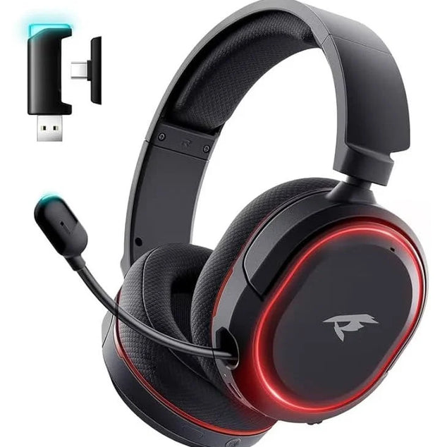 Draadloze Headset - Zwart (Ondersteunt USB-Kabel En Type-C)