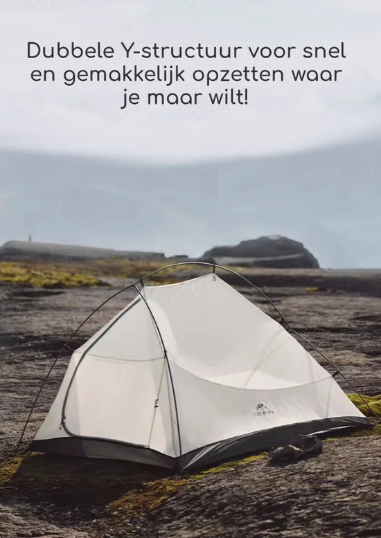 Cloud Up 1 PRO - 1 persoons tent - Ultra Lichtgewicht tent - Incl. grondzeil - 20D 3000MM - Outdoor - Waterdicht - Kampeertent - Trekkerstent - Koepeltent
