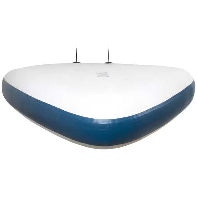 Ultra-compact and stable 10-foot (max. 130-kg) SUP white and blue