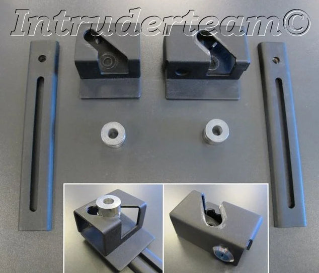 Quick release system for saddlebags Locked on support kits