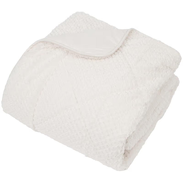 Lazy all-in-one dekbed Teddy fur - beige