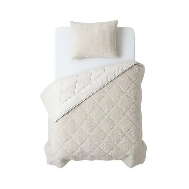 Lazy all-in-one dekbed Teddy fur - beige
