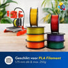 3D-Printer X1 voor Beginners & Kinderen met 10 Meter PLA Filament - Starterspakket - Educatief en Interactief Speelgoed - DIY Bouwpakket Oranje