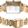 Daisy Horloge Dames - Vierkant - Goud - Schakelband - 28mm